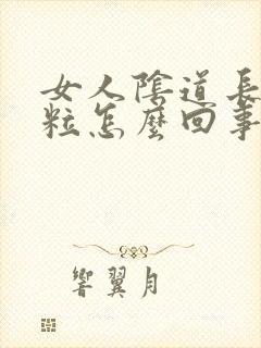 女人阴道长小肉粒怎么回事