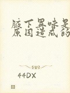 腋下异味是什么原因造成的