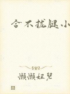 合不拢腿小说