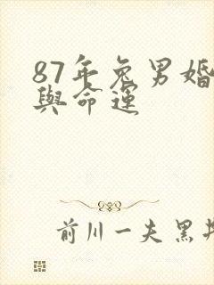 87年兔男婚姻与命运封面
