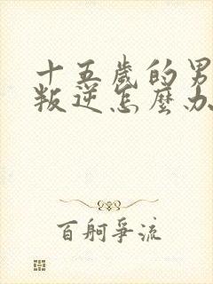 十五岁的男孩太叛逆怎么办封面