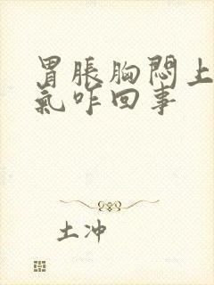 胃胀胸闷上不来气咋回事封面