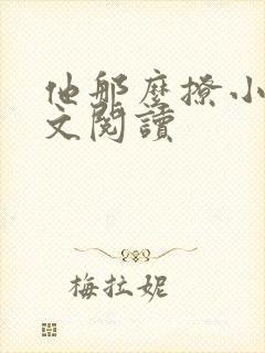 他那么撩小说全文阅读