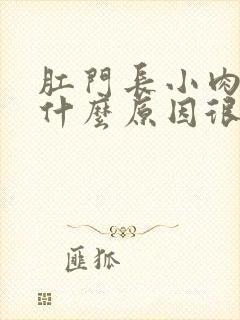 肛门长小肉球是什么原因很痒