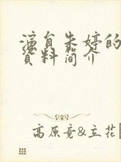 演员朱婷的个人资料简介