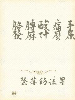 胳膊酸痛手指头发麻什么原因