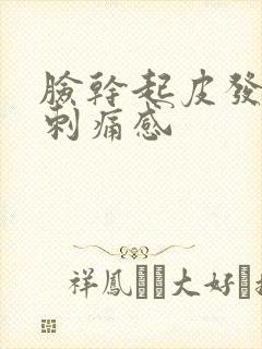 脸干起皮发红有刺痛感封面