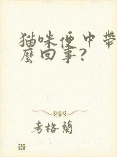 猫咪便中带血怎么回事?封面