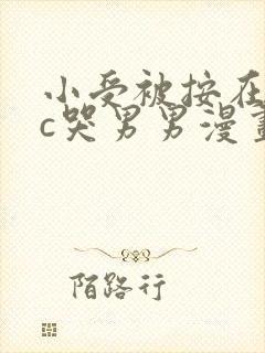 小受被按在墙上c哭男男漫画