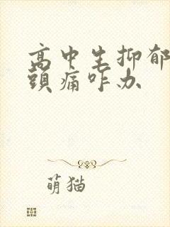 高中生抑郁焦虑头痛咋办封面