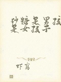 砂糖是男孩子还是女孩子