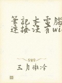 笔记本电脑网络连接没有wifi选项