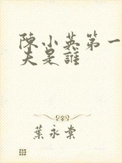 陈小英第一任丈夫是谁