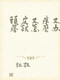 头皮又痒又起疙瘩该怎么办