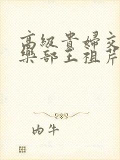 高级贵妇交换俱乐部王祖芹封面