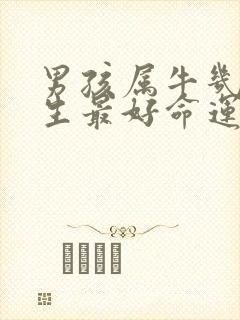 男孩属牛几月出生最好命运封面