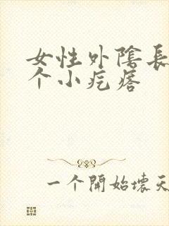 女性外阴长了一个小疙瘩封面