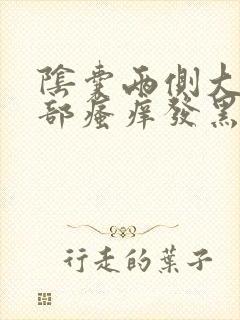 阴囊两侧大腿根部瘙痒发黑