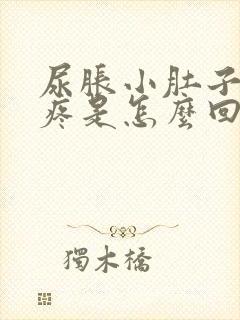 尿胀小肚子就会疼是怎么回事