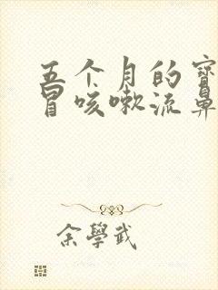 五个月的宝宝感冒咳嗽流鼻涕怎么办封面