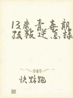 13岁青春期男孩叛逆怎样引导封面