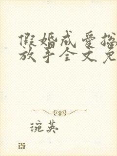 假婚成爱总裁别放手全文免费阅读