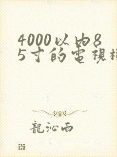 4000以内85寸的电视机推荐