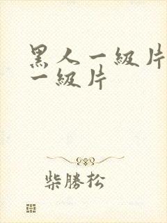 黑人一级片亚洲一级片封面