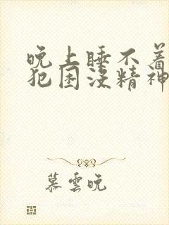 晚上睡不着白天犯困没精神