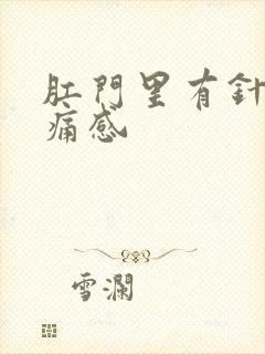 肛门里有针扎刺痛感封面