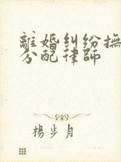 离婚纠纷抚养权分配律师