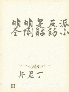 明明是反派女主全倒贴的小说封面