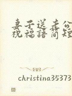 妻子送老公生日祝福语简短