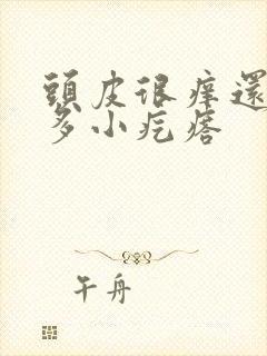 头皮很痒还有很多小疙瘩