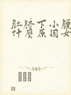 肚脐下小腹疼痛什么原因女性