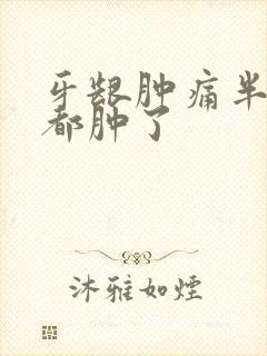 牙龈肿痛半边脸都肿了