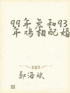 99年兔和93年鸡相配婚姻如何