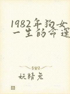 1982年狗女一生的命运