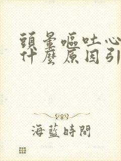 头晕呕吐心慌是什么原因引起的封面