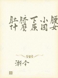 肚脐下小腹胀痛什么原因女性