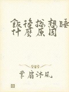 饭后总想睡觉是什么原因封面