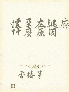 怀孕左腿麻木是什么原因