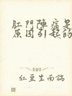 肛门阵痛是什么原因引起的