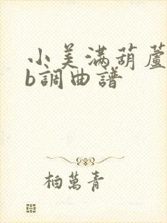 小美满葫芦丝降b调曲谱