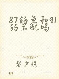 87的兔和91的羊配吗