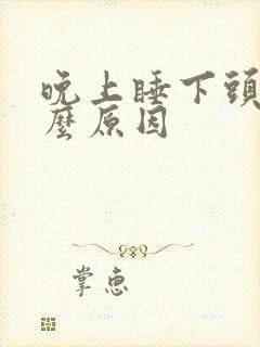 晚上睡下头晕什么原因