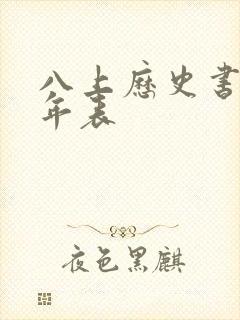 八上历史书大事年表