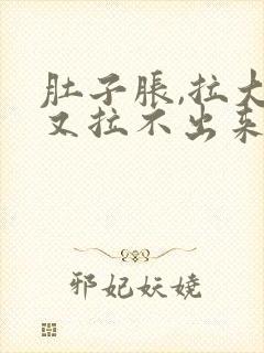 肚子胀,拉大便又拉不出来是什么原因