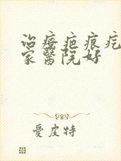 治疗疤痕疙瘩哪家医院好封面