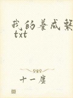 我的养成系女友 txt封面